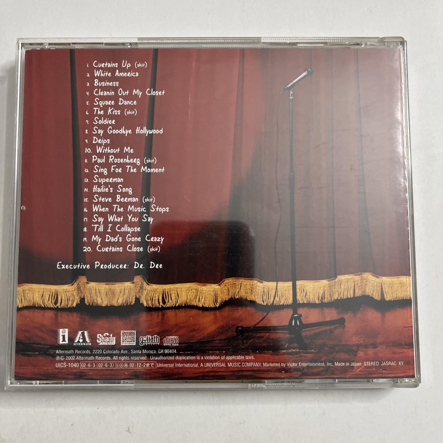Eminem – The Eminem Show (CD, 2002) Japan Obi UICS-1040