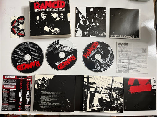 Rancid – Let The Dominoes Fall (CD + DVD, 2009) Japan Obi 3-Disc EICP-1188-90