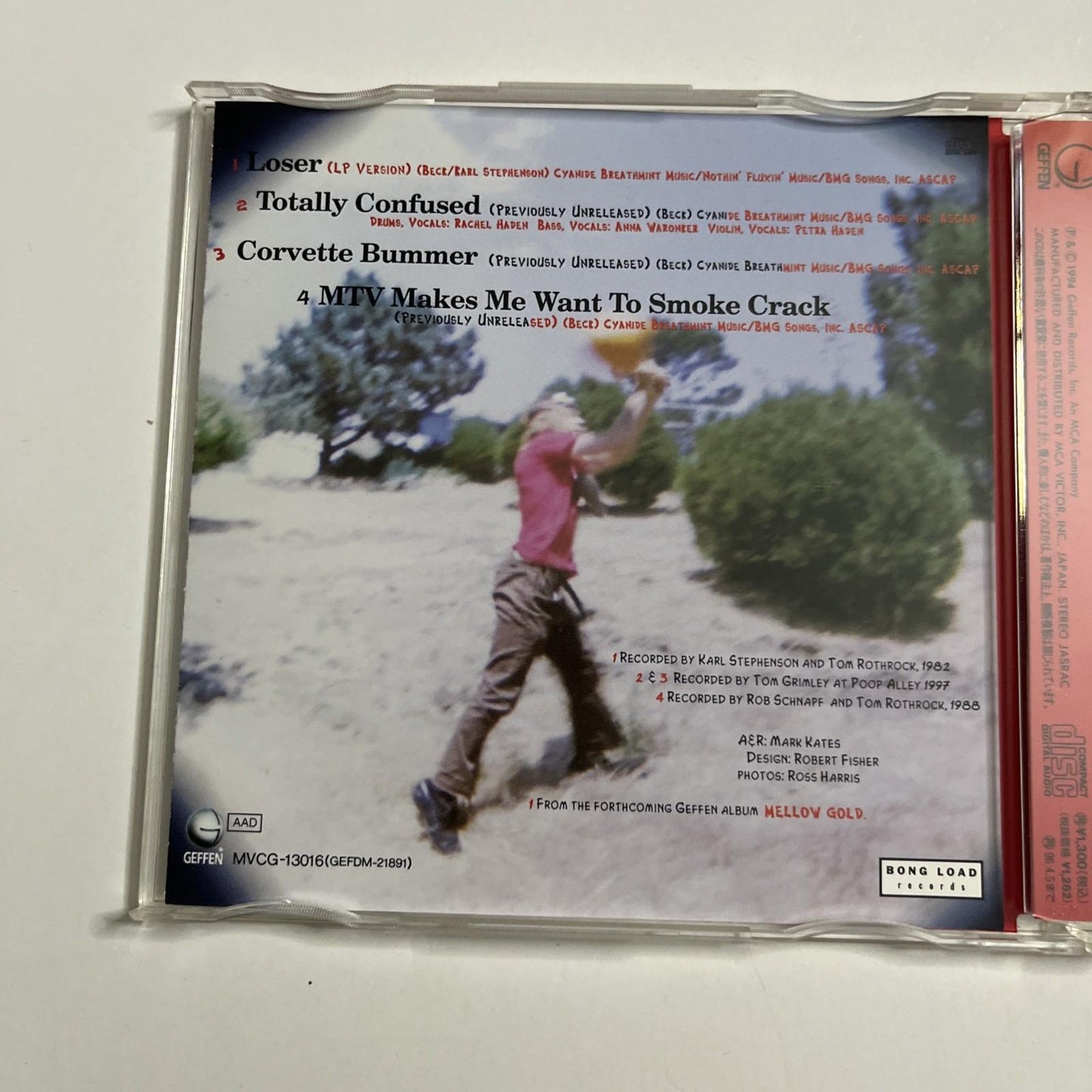 Beck – Loser (CD, 1994) Japan Obi MVCG-13016