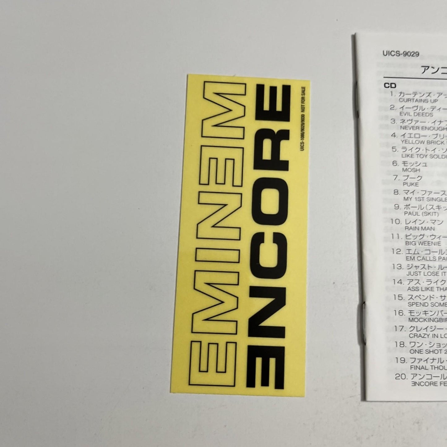 Eminem – Encore (CD, 2004) Japan Obi UICS-9029