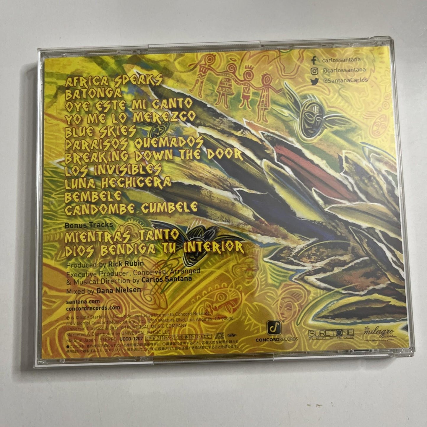 Santana – Africa Speaks SHM-CD (CD, 2019) Japan Obi UCCO-1207