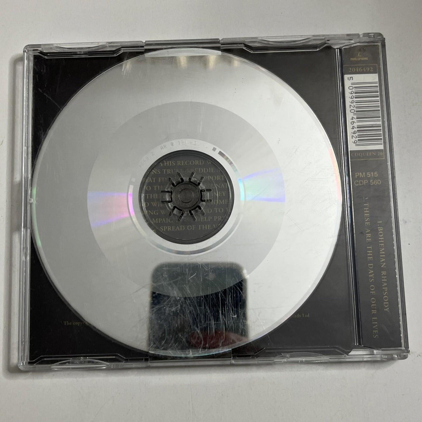Queen – Bohemian Rhapsody / These Are The Days Of Our Lives (CD, 1991)
