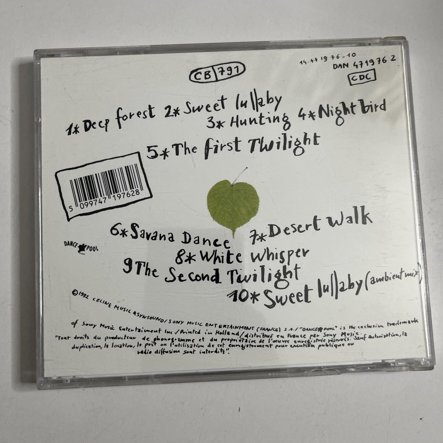 Deep Forest – Deep Forest (CD, 1992) Australia DAN 471976 2