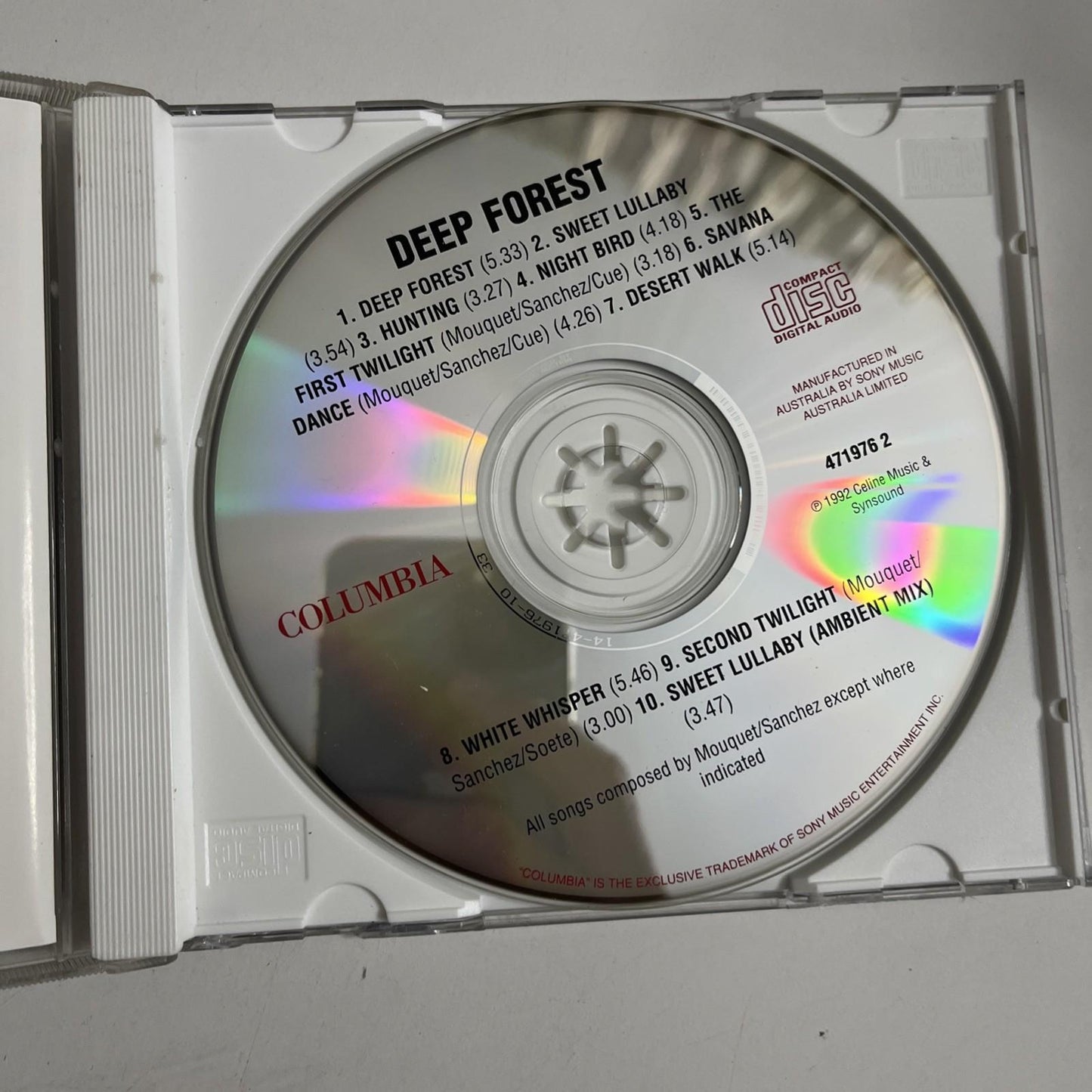 Deep Forest – Deep Forest (CD, 1992) Australia DAN 471976 2