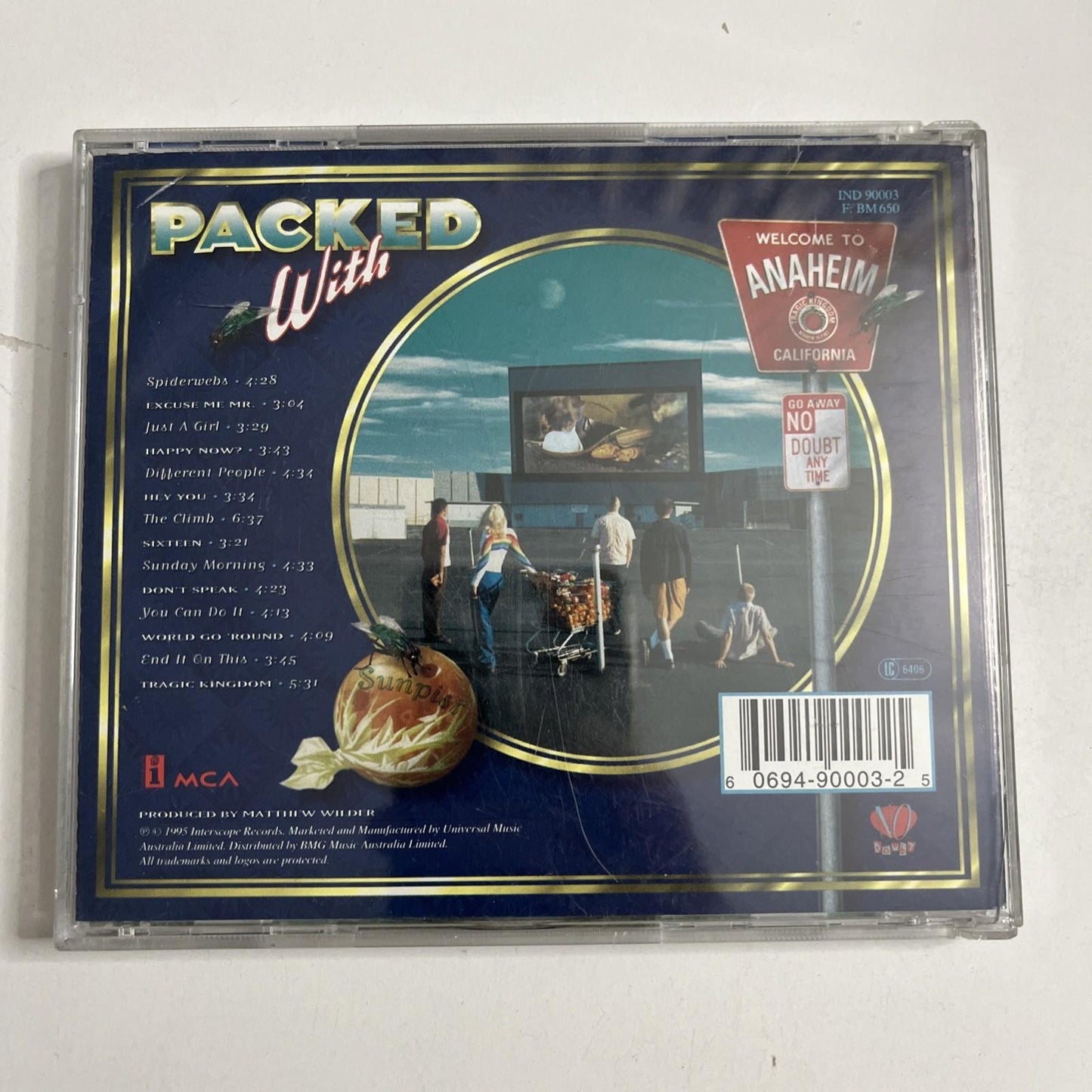 No Doubt – Tragic Kingdom (CD, 1995) Australia IND 90003