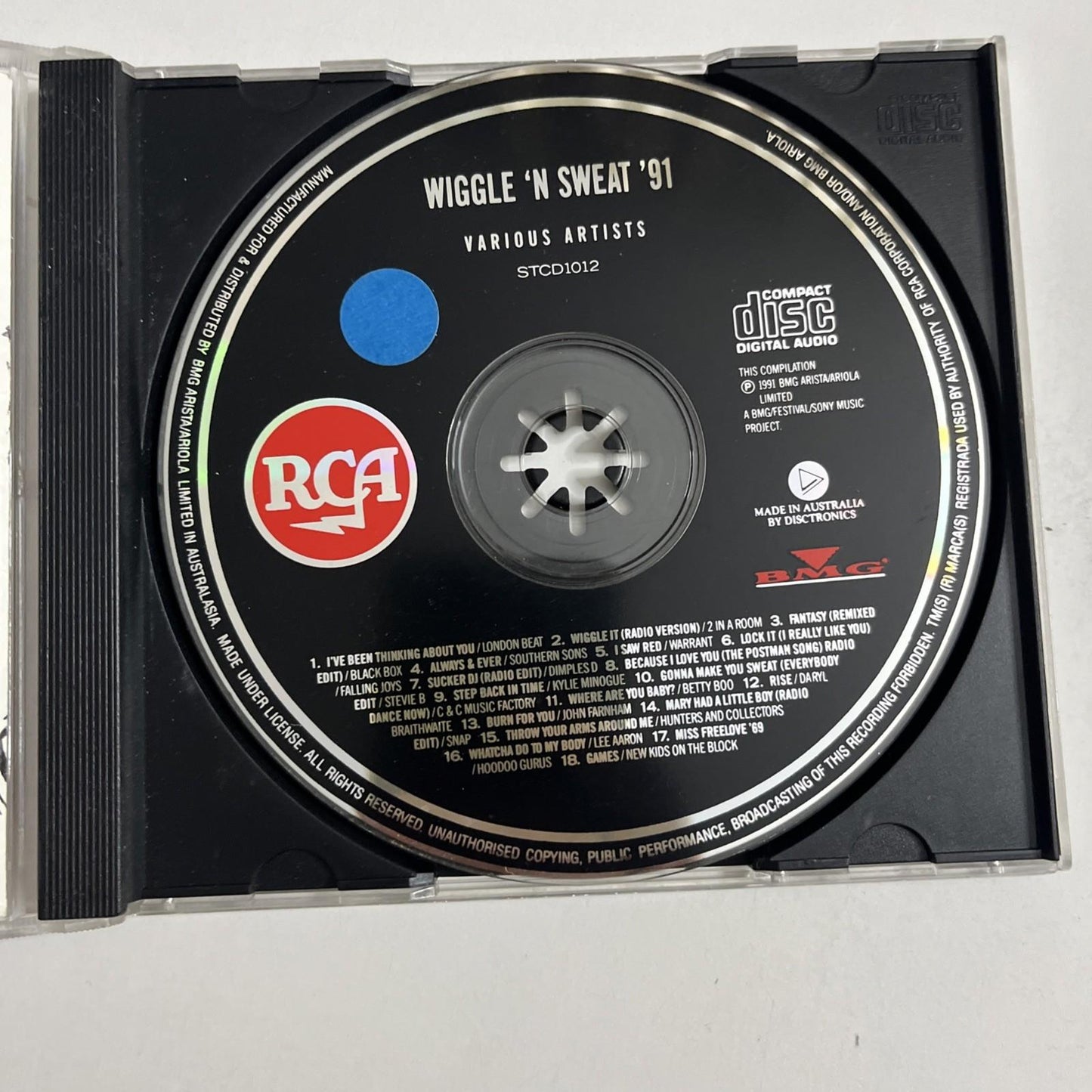 Various – Wiggle 'n' Sweat '91 (CD, 1991) Australasia STCD1012