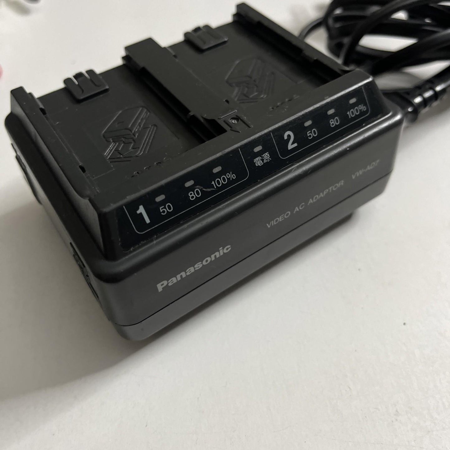 Genuine Panasonic VW-AD7 Dual Battery Charger For Panasonic Camcorder