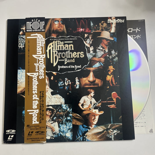 The Allman Brothers Band: Brothers Of The Road (Laserdisc LD, 1982) NTSC Obi
