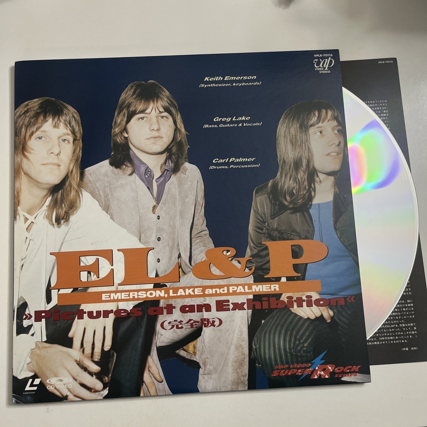 Emerson, Lake & Palmer – Pictures At An Exhibition (Laserdisc LD, 1990) NTSC