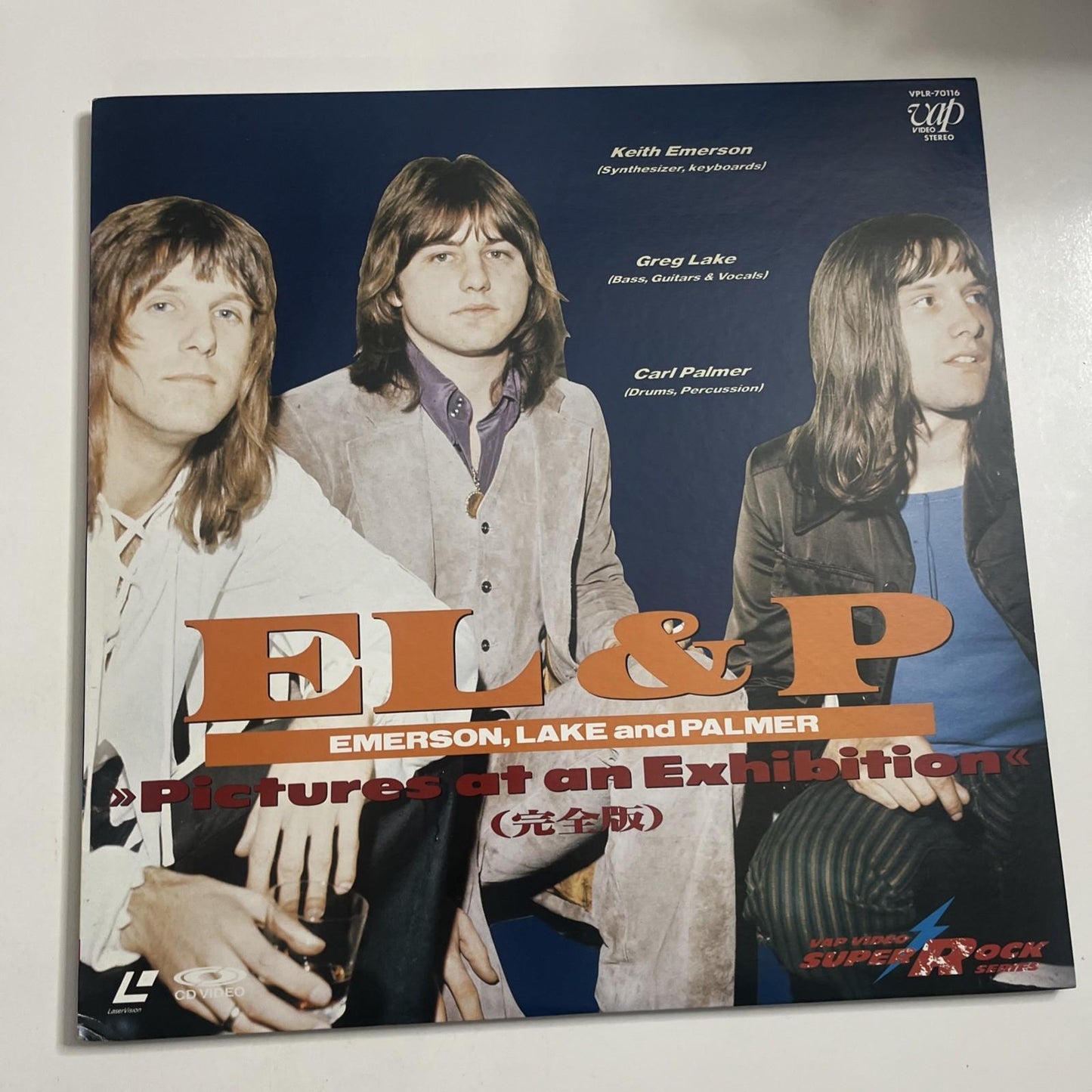Emerson, Lake & Palmer – Pictures At An Exhibition (Laserdisc LD, 1990) NTSC