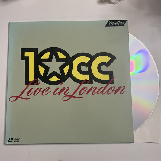 10cc – Live In London (Laserdisc LD, 1988) Japan NTSC VAL-3818