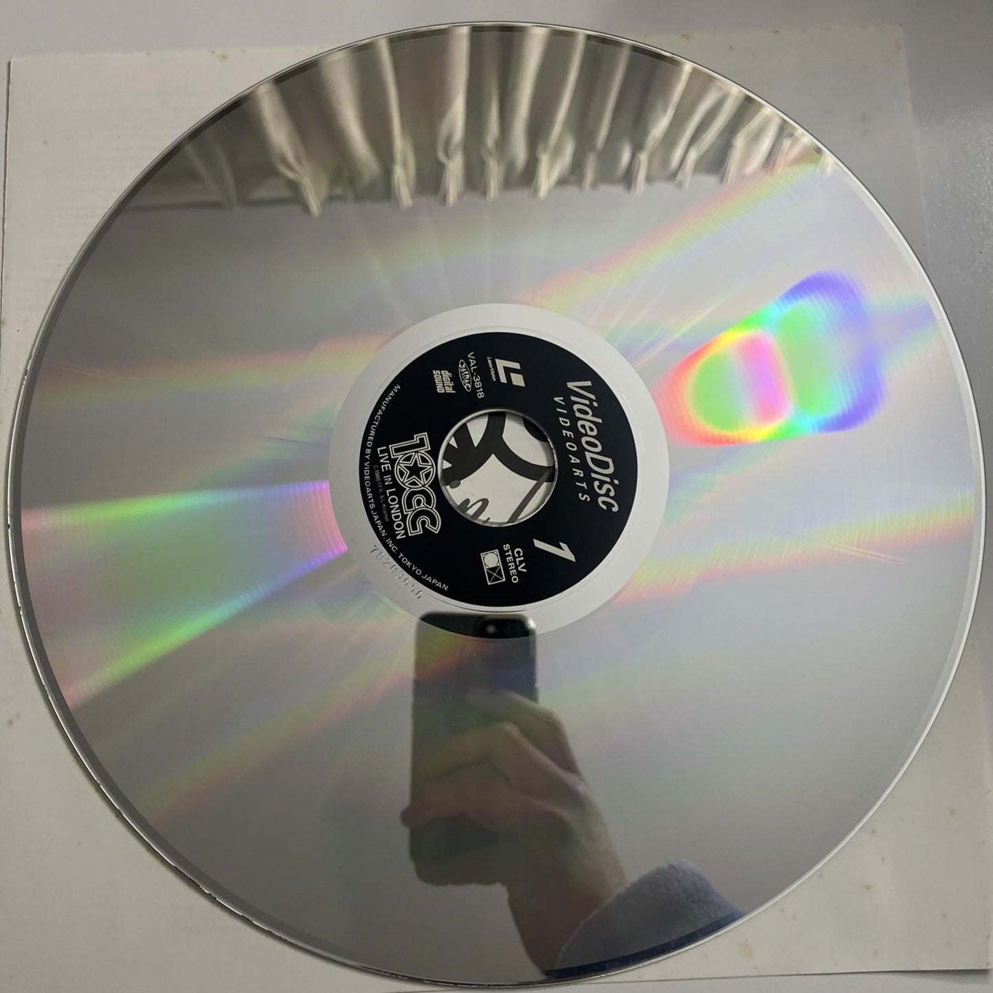 10cc – Live In London (Laserdisc LD, 1988) Japan NTSC VAL-3818