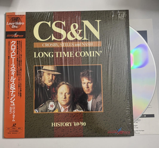 Crosby, Stills & Nash – Long Time Comin' (Laserdisc LD, 1991) NTSC Obi
