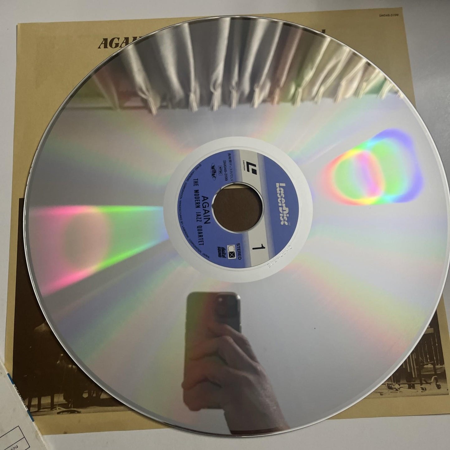 The Modern Jazz Quartet – Again (Laserdisc LD, 1987) Japan SM048-3199
