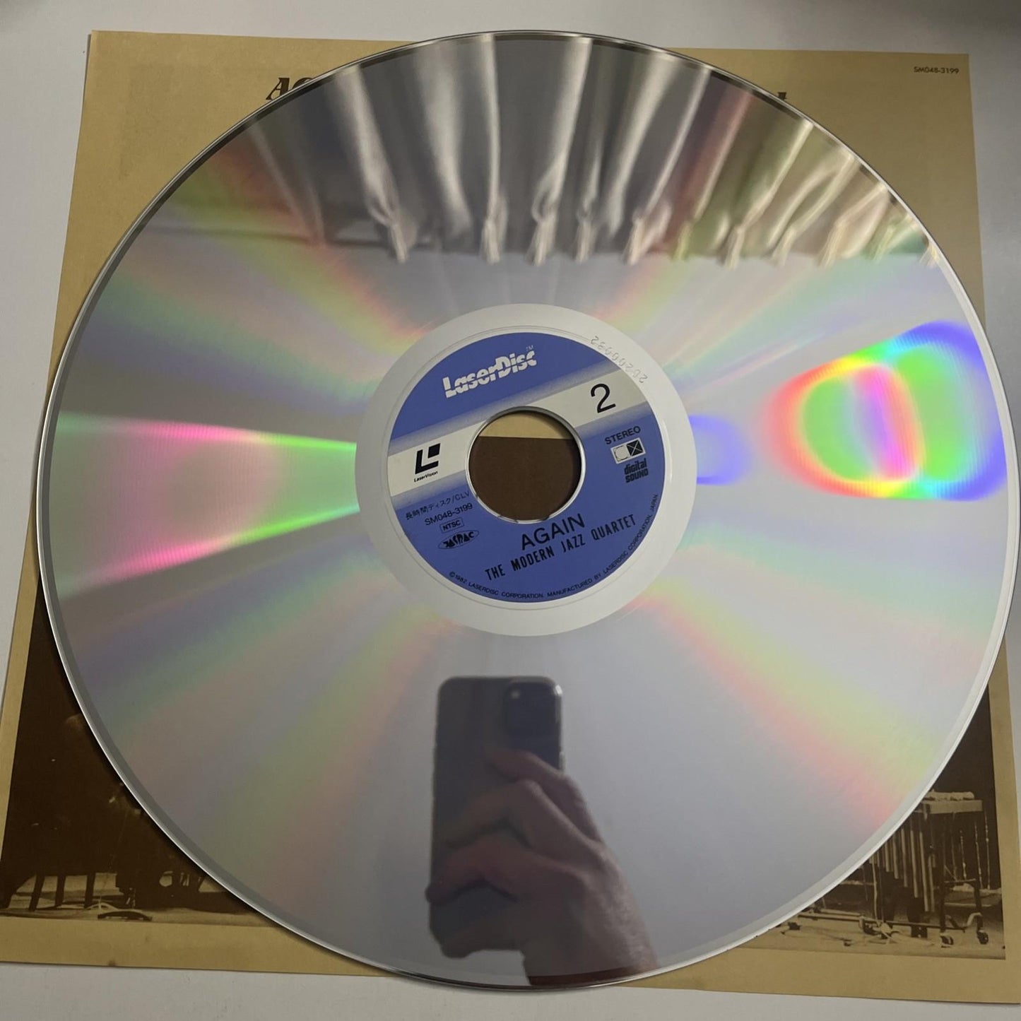 The Modern Jazz Quartet – Again (Laserdisc LD, 1987) Japan SM048-3199
