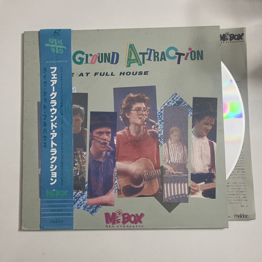 Fairground Attraction – Live At Full House (Laserdisc LD, 1990) Japan Obi NTSC