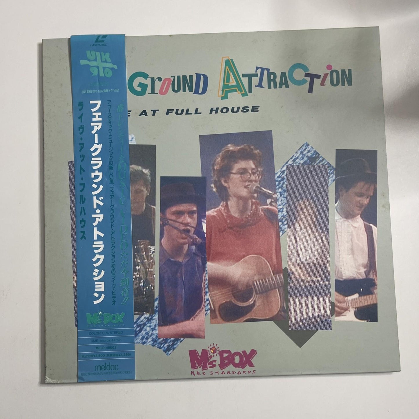 Fairground Attraction – Live At Full House (Laserdisc LD, 1990) Japan Obi NTSC