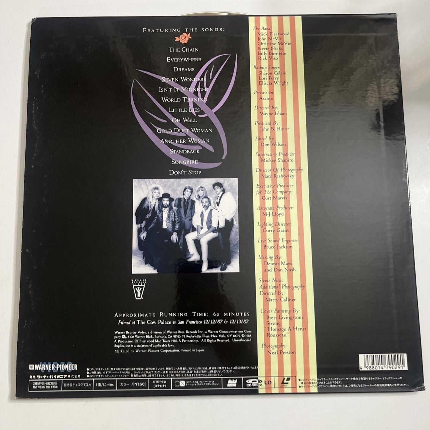 Fleetwood Mac – Tango In The Night (Laserdisc LD, 1988) Japan NTSC