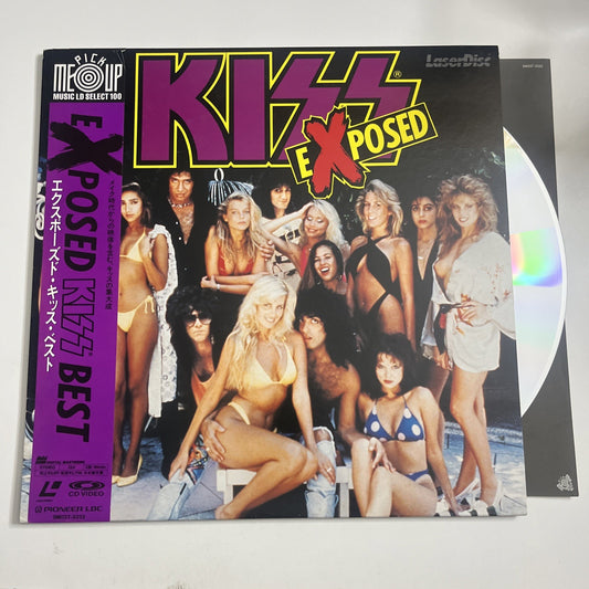 Kiss – Exposed (Laserdisc, 1989) Japan Obi NTSC SM037-3332