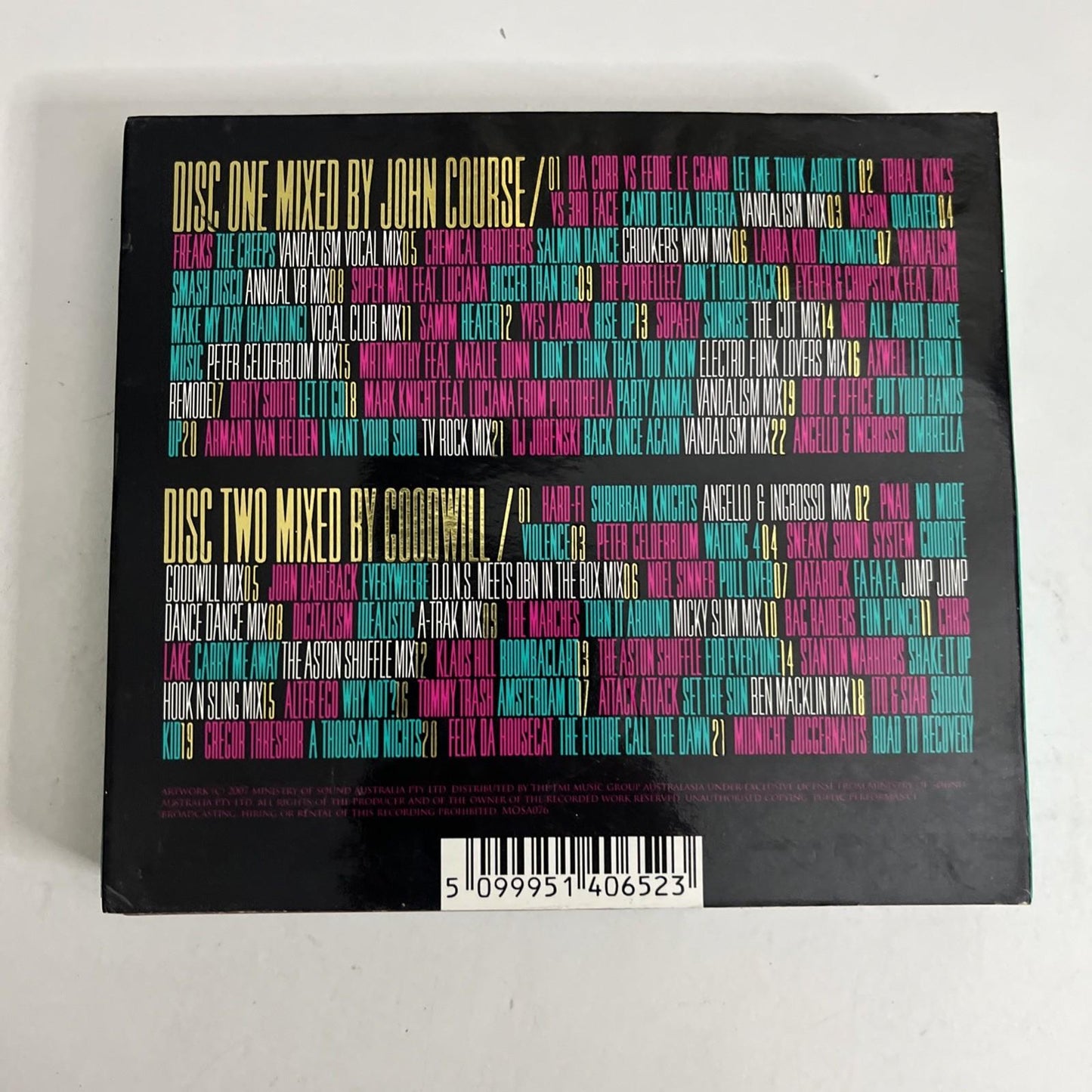 John Course, Goodwill – The 2008 Annual (CD, 2007) Digipak 2-Discs MOSA076