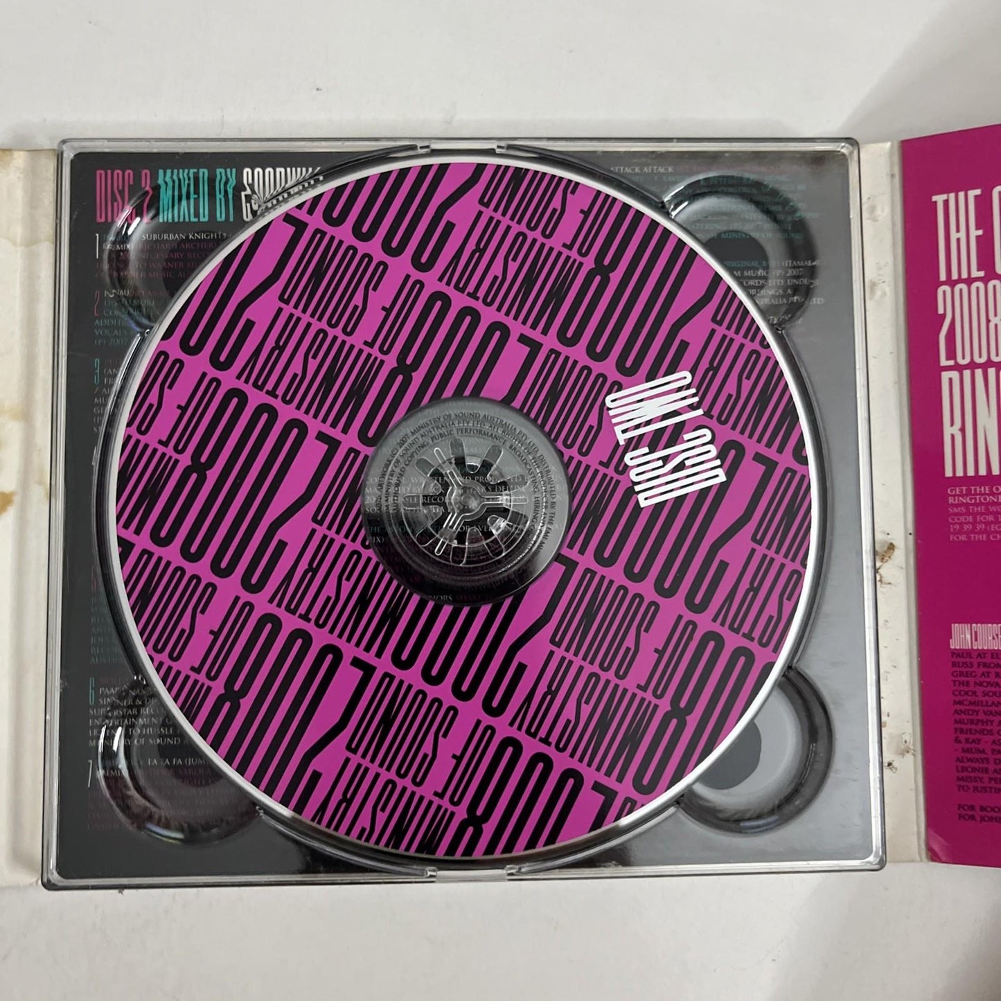 John Course, Goodwill – The 2008 Annual (CD, 2007) Digipak 2-Discs MOSA076