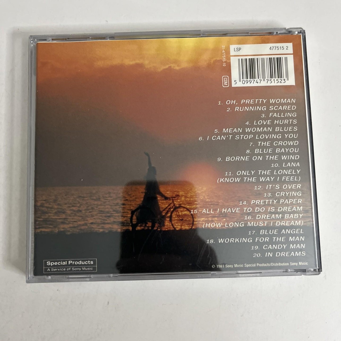 Roy Orbison – Golden Days The Best (CD, 1981) Australia 477515 2