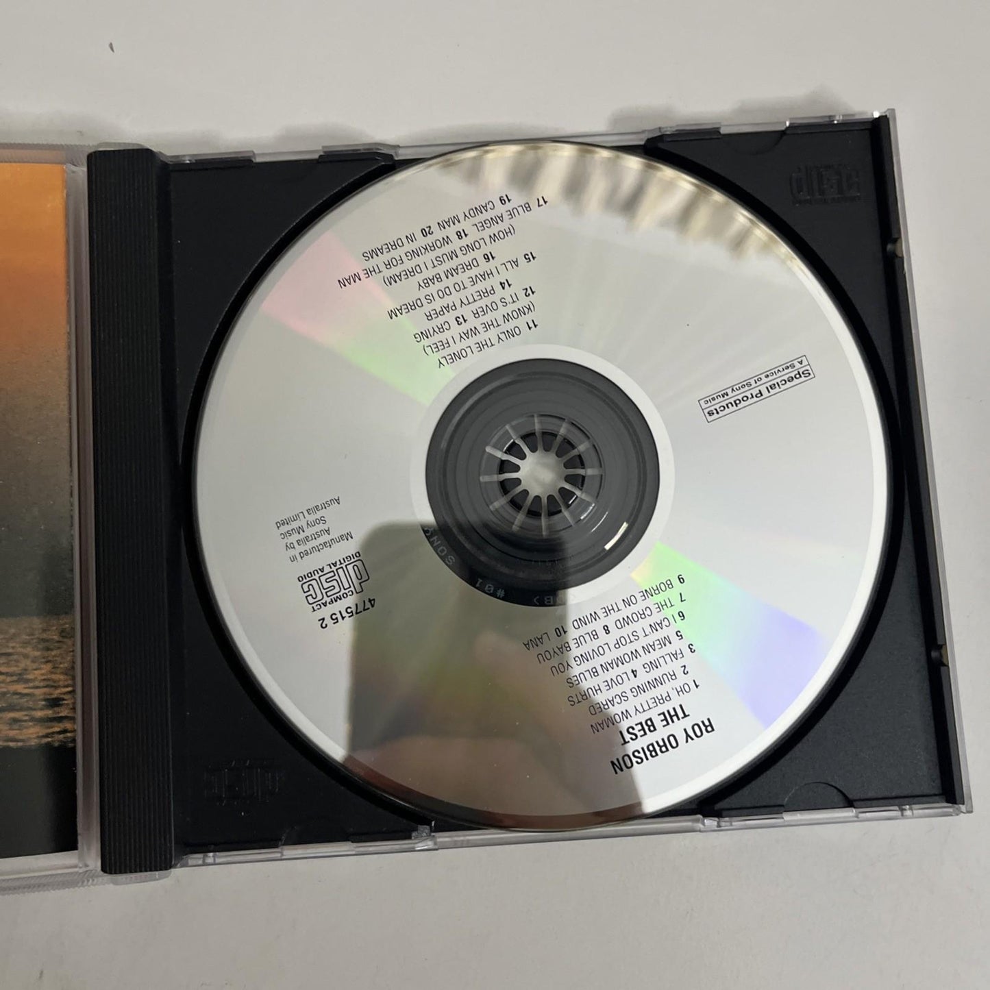 Roy Orbison – Golden Days The Best (CD, 1981) Australia 477515 2