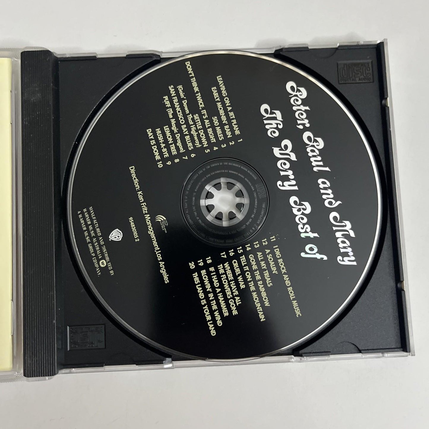 Peter, Paul & Mary – The Very Best Of Peter, Paul And Mary (CD, 1993)