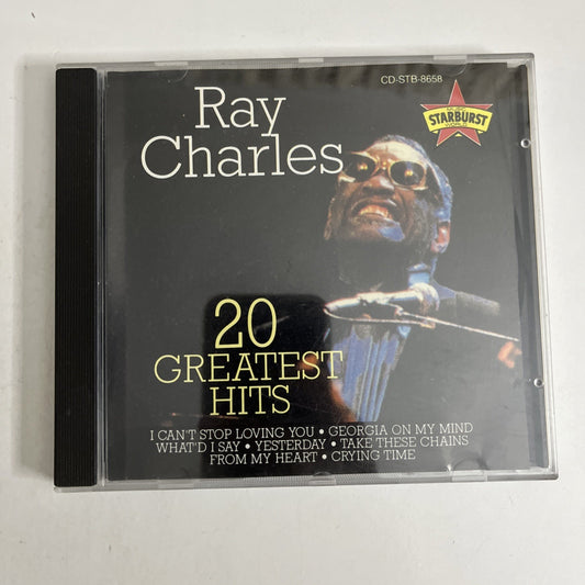Ray Charles – 20 Greatest Hits (CD, 1989) Australia CD-STB-8658