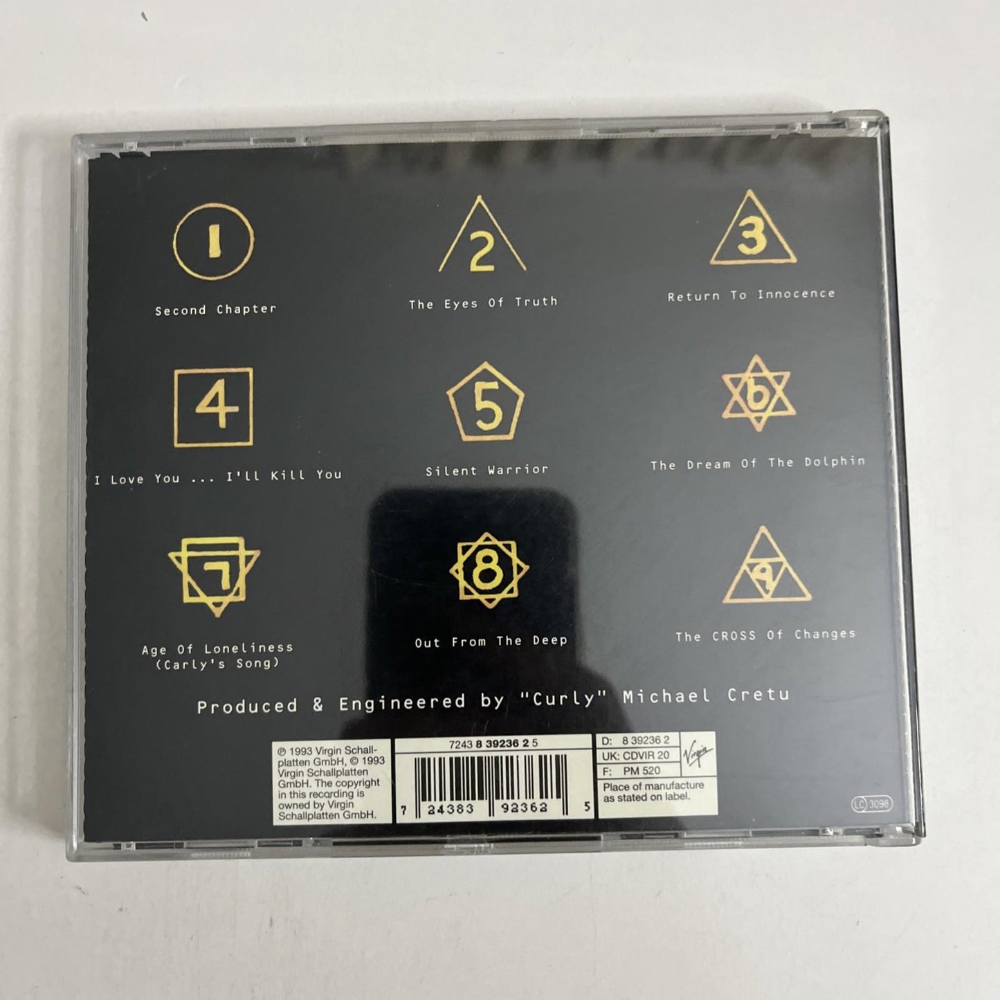 Enigma – The Cross Of Changes (CD, 1993) Europe 7243 8 39236 2 5