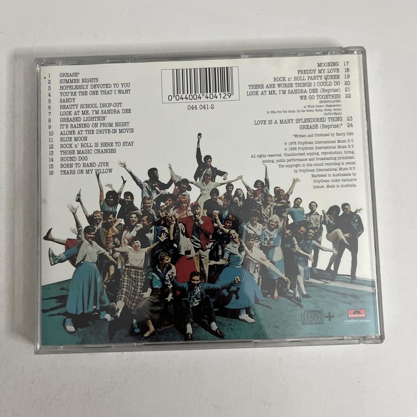 Grease (The Original Soundtrack From The Motion Picture) (CD, 1998) Limited Ed
