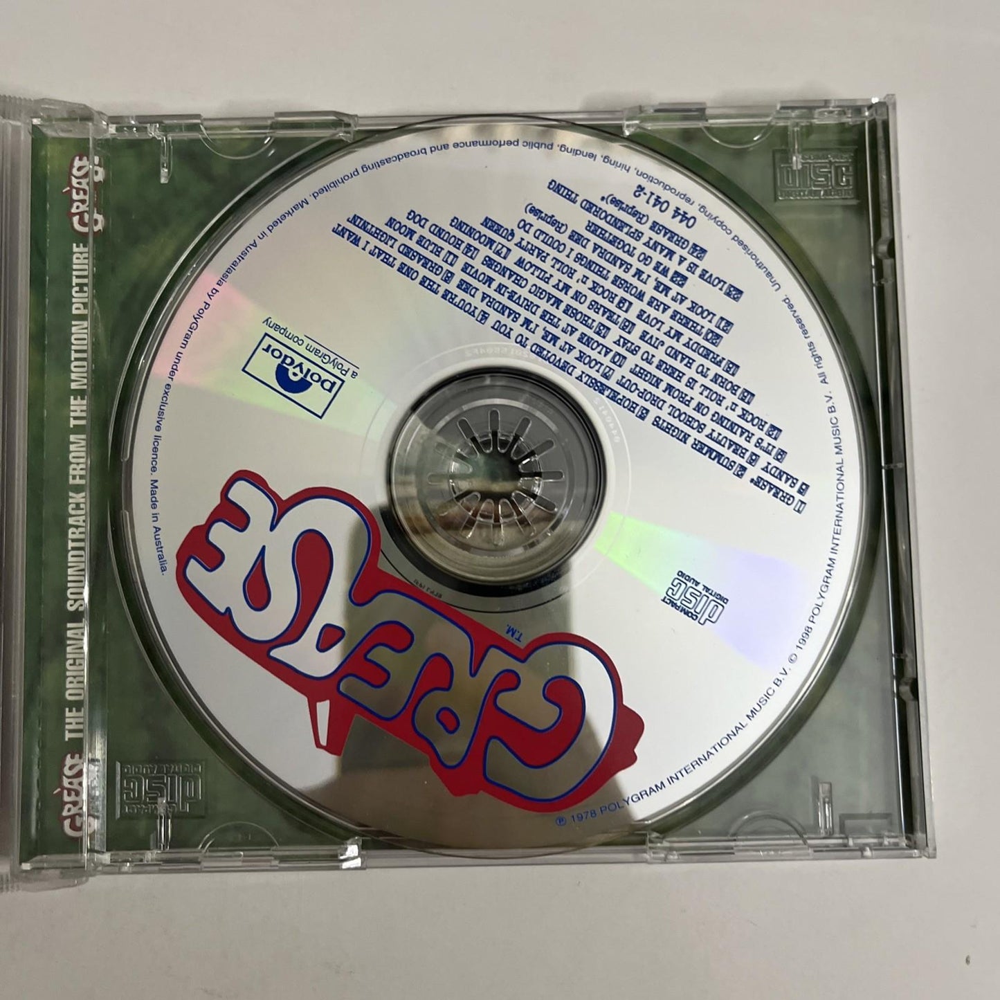 Grease (The Original Soundtrack From The Motion Picture) (CD, 1998) Limited Ed