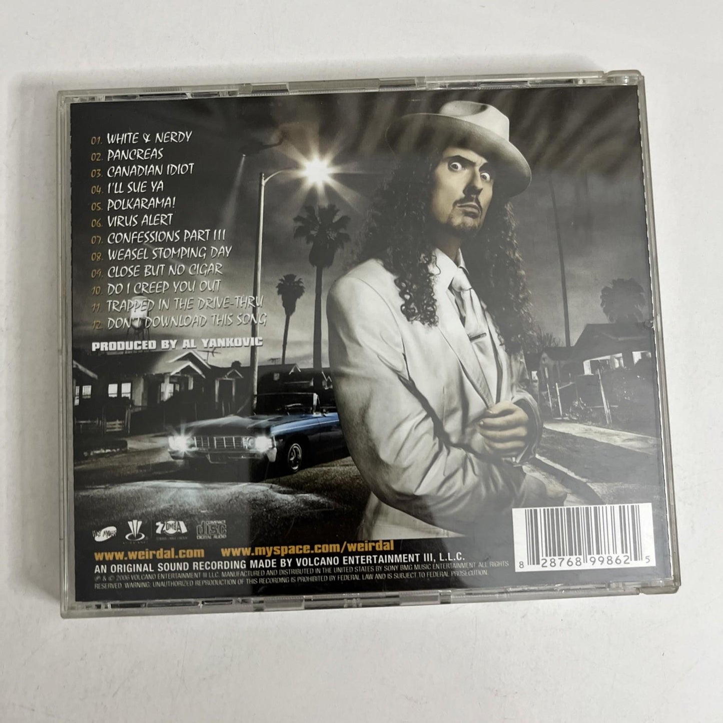 "Weird Al" Yankovic – Straight Outta Lynwood (CD, 2006) Malaysia 828768998625