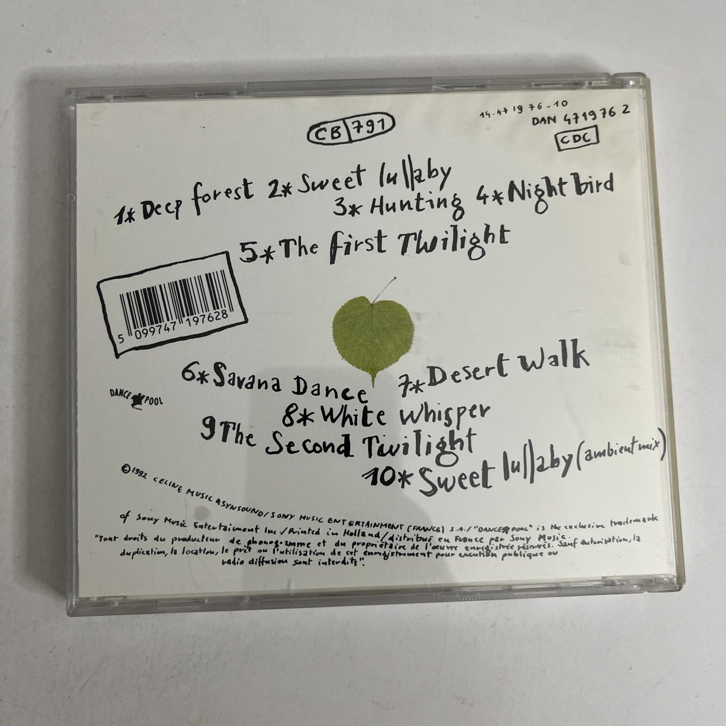 Deep Forest – Deep Forest (CD, 1992) Australia Album DAN 471976 2