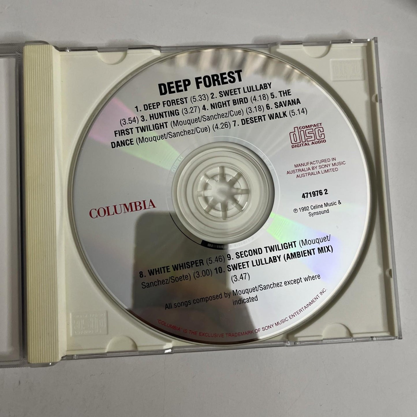 Deep Forest – Deep Forest (CD, 1992) Australia Album DAN 471976 2
