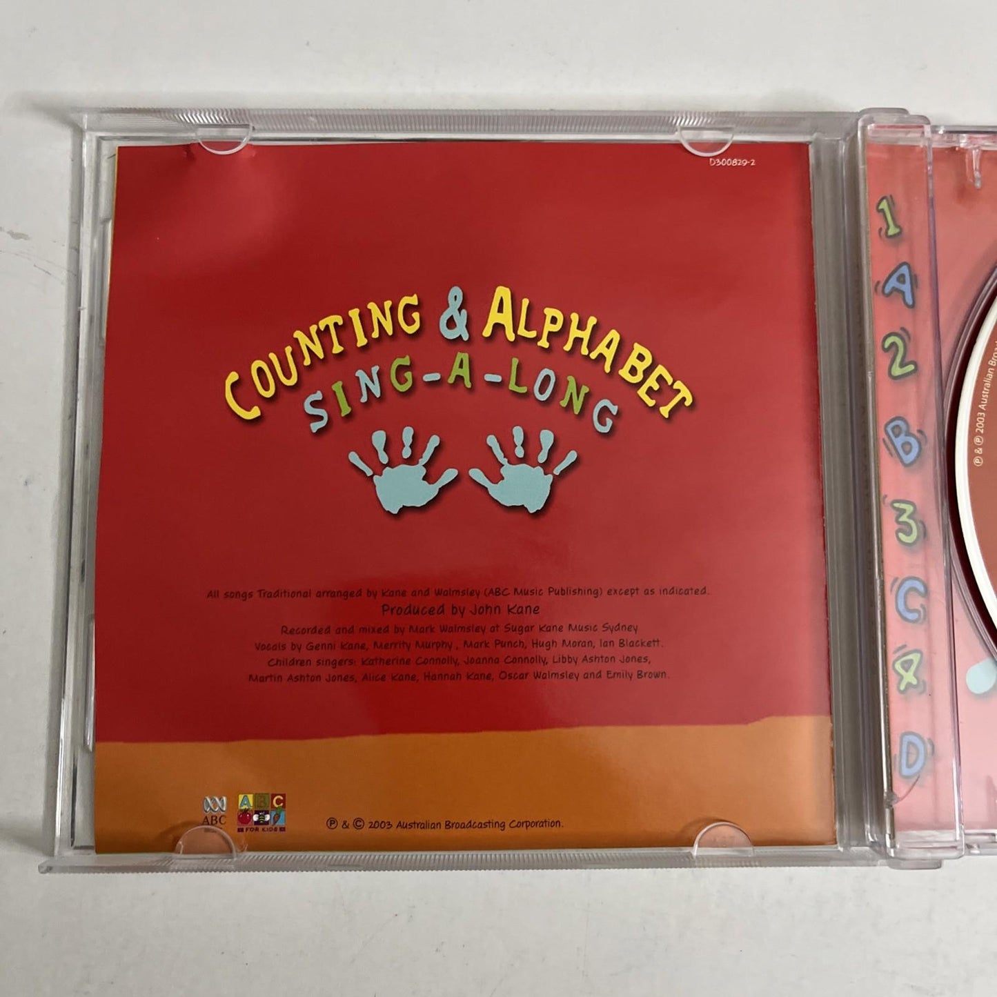 ABC Kids – Counting Alphabet Sing-A-Long (CD, 2003) Australia D300829-2