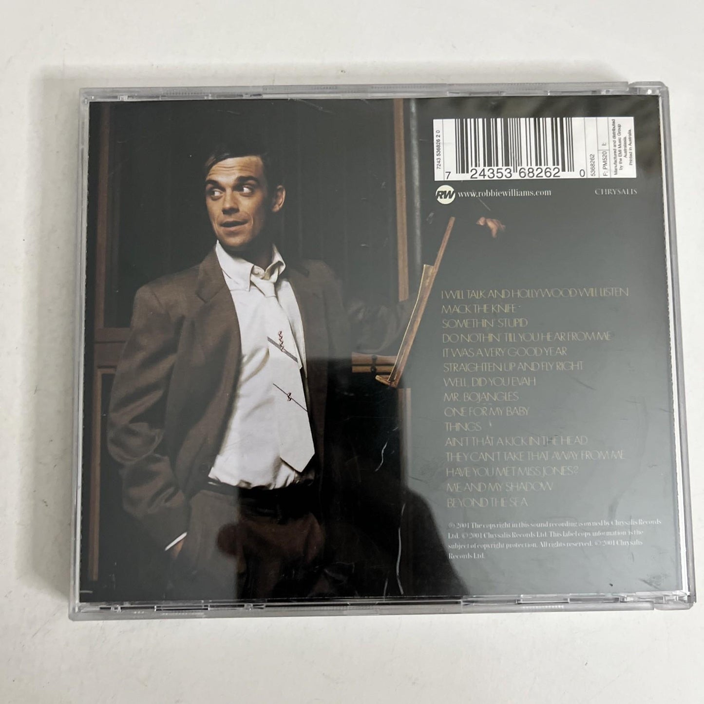 Robbie Williams – Swing When You're Winning (CD, 2001)