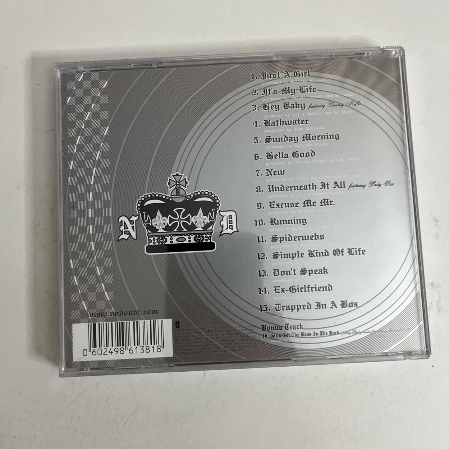 No Doubt – The Singles 1992 - 2003 (CD, 2003) Australasia 9861381