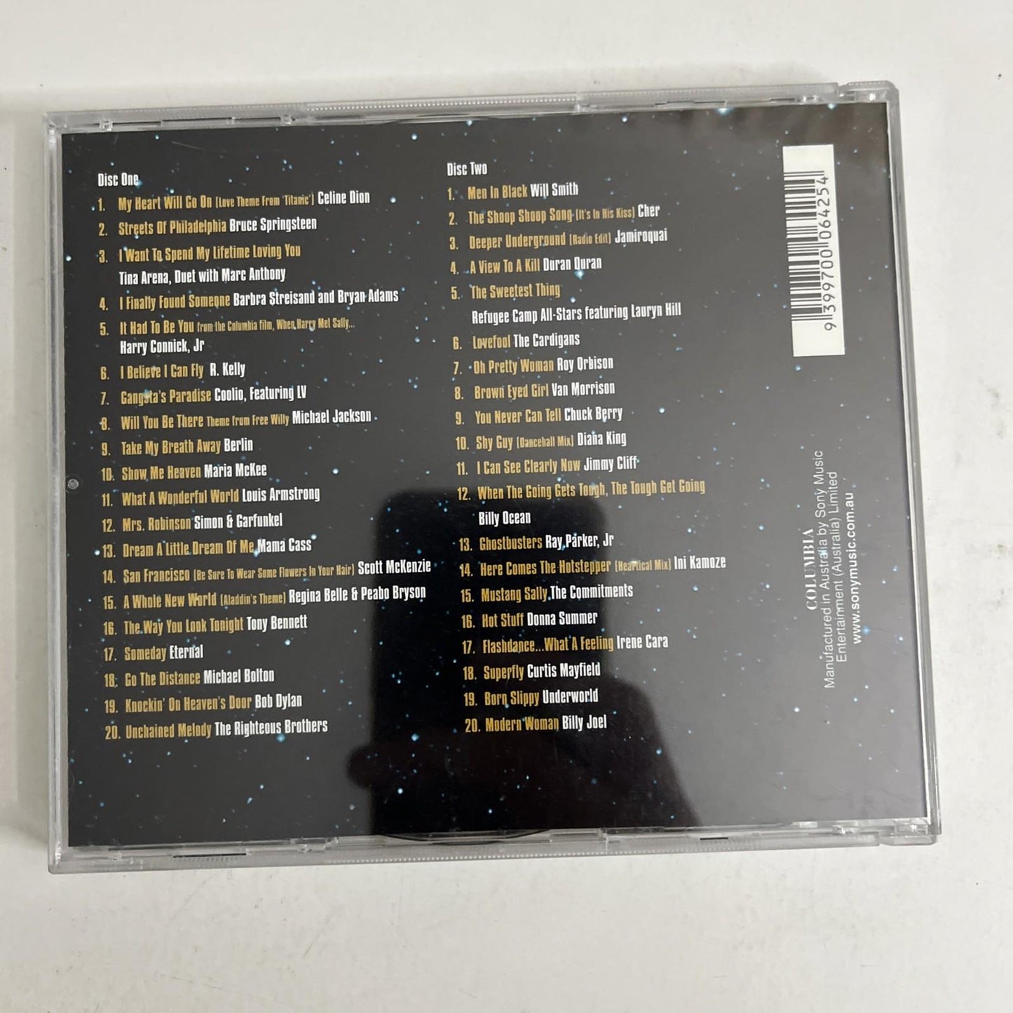Various – The All Time Greatest Movie Songs Vol. 1 (CD, 1999) 2-Discs 2
