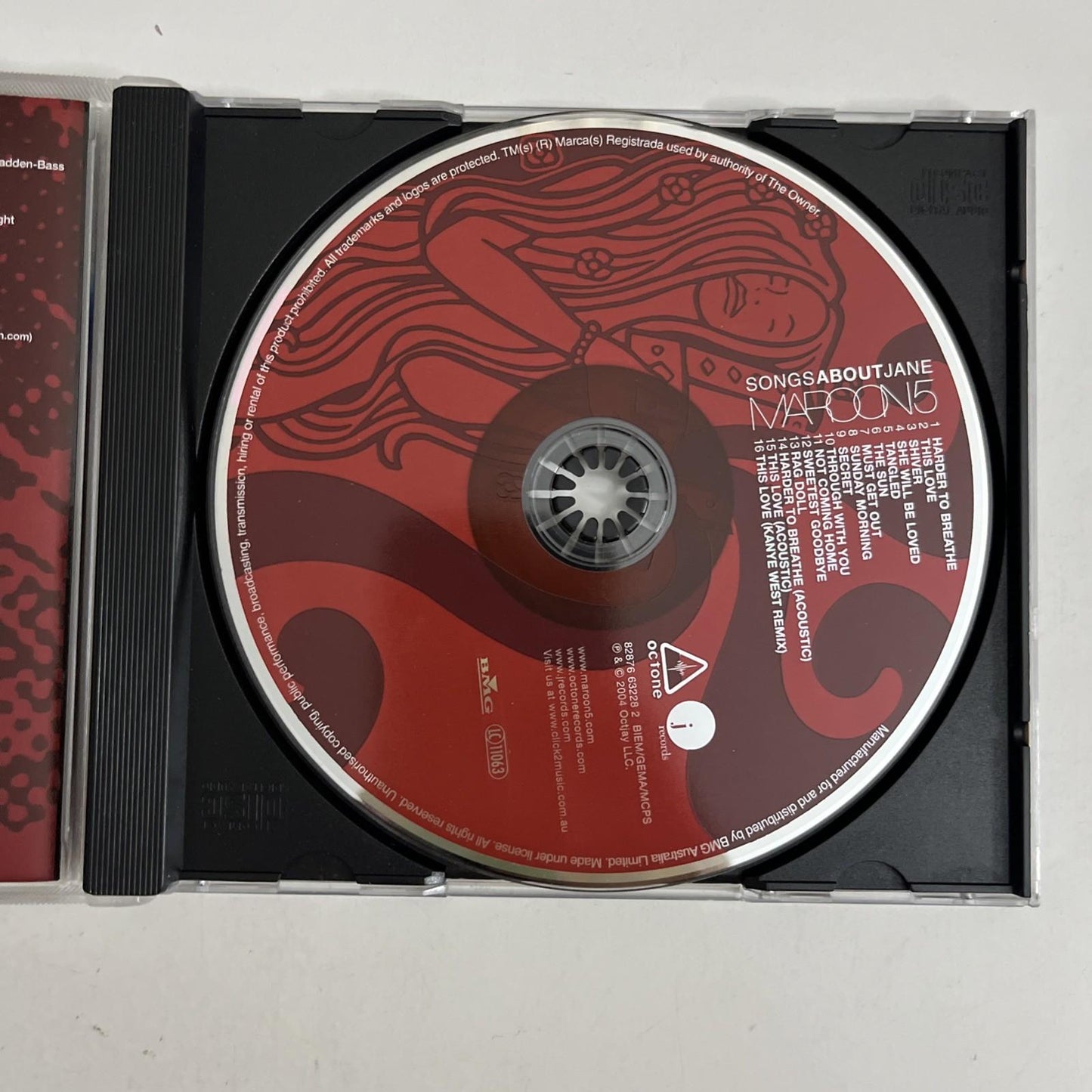 Maroon 5 – Songs About Jane (CD, 2004) Australia 82876 63228 2