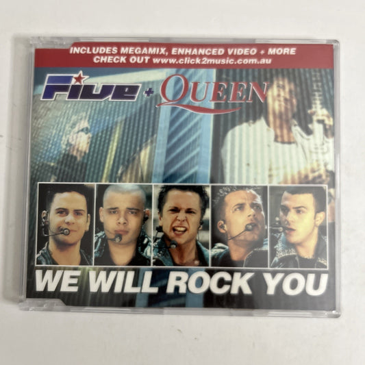 Five, Queen – We Will Rock You (CD, 2000) Australia Single Enhanced