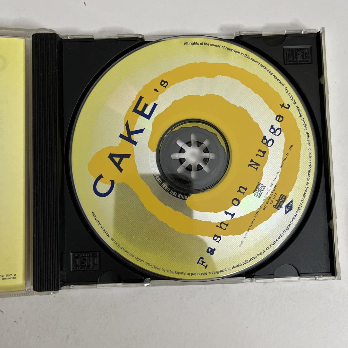 Cake – Fashion Nugget (CD, 1996) Australasia 532 867-2