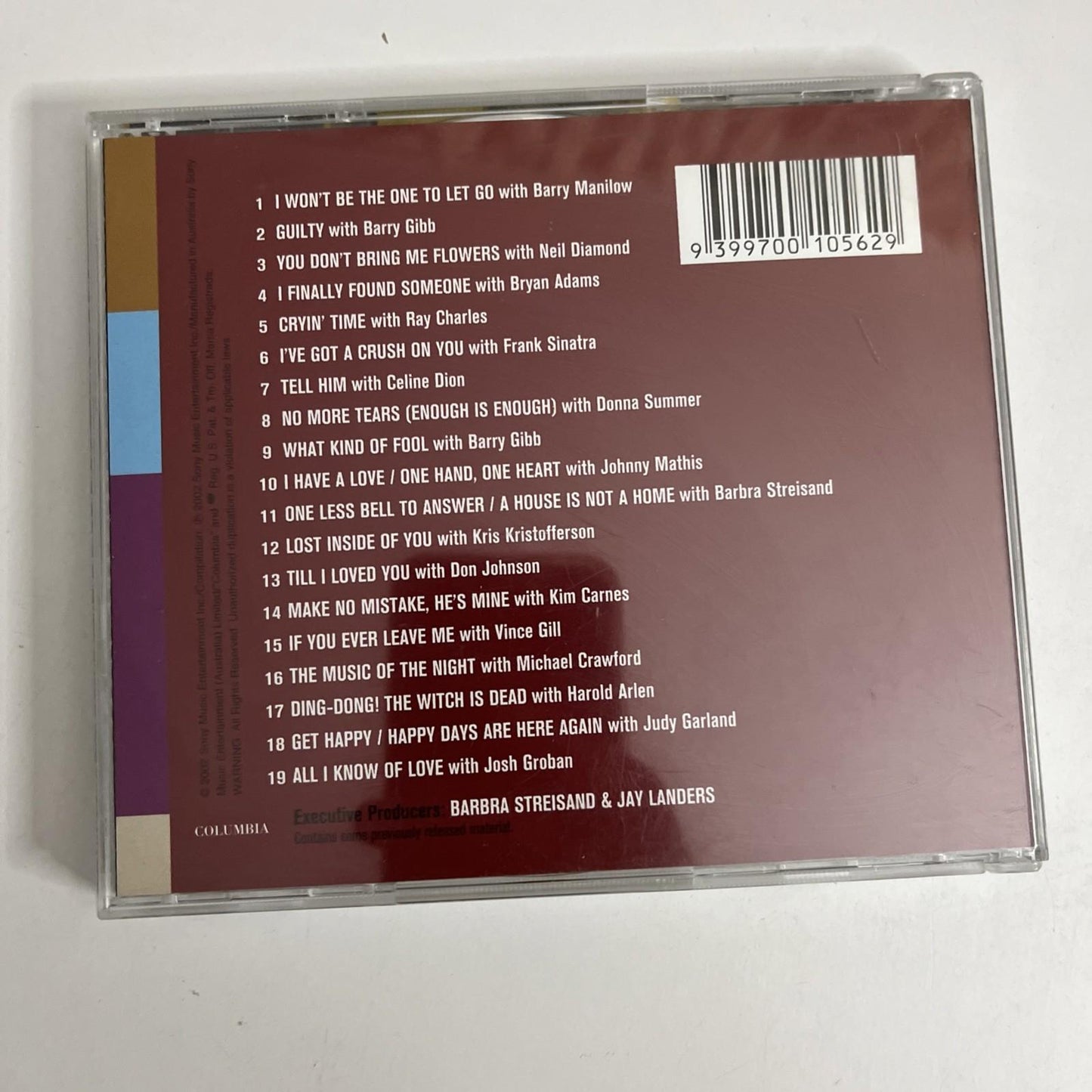 Barbra Streisand – Duets (CD, 2002) Australia 5098122000