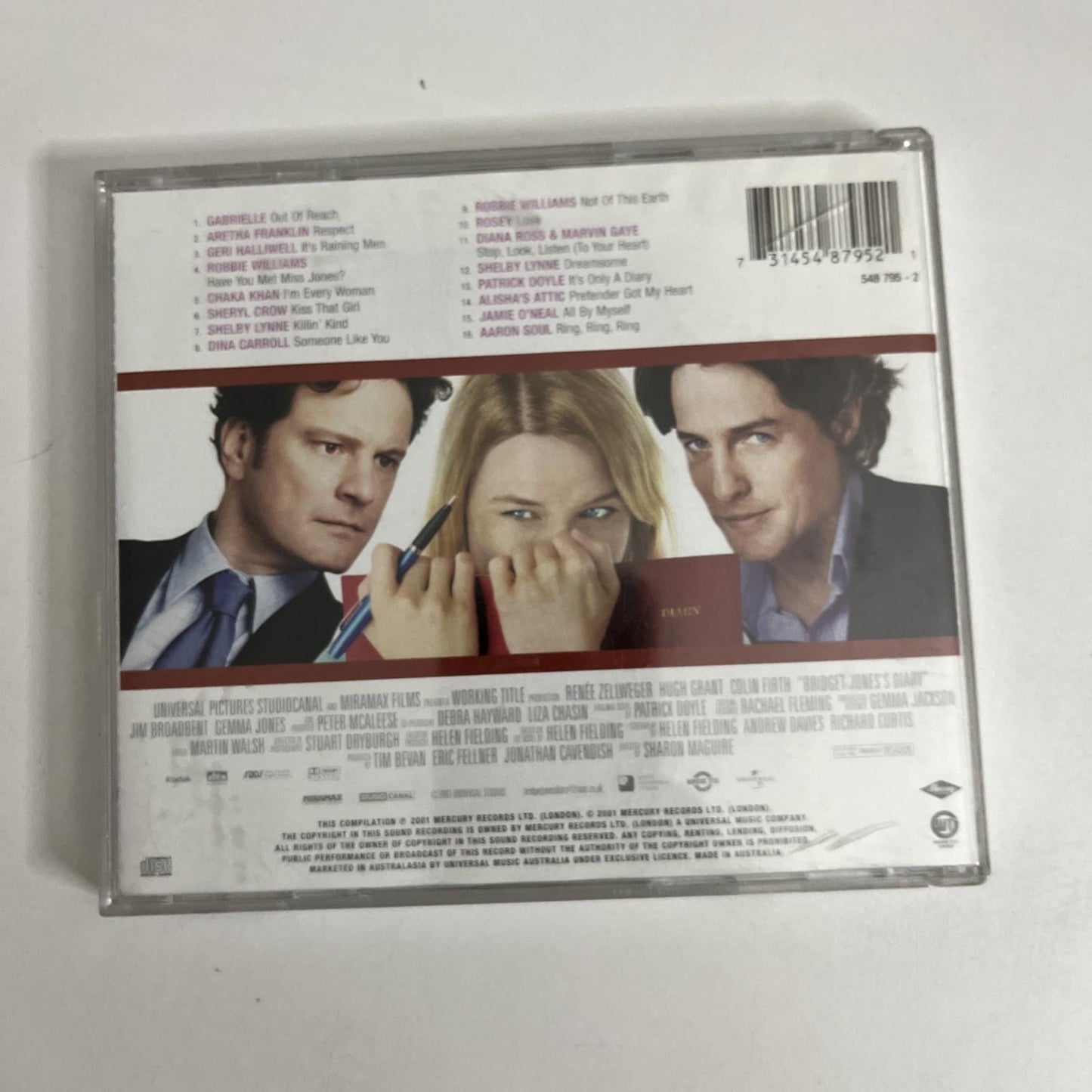 Bridget Jones's Diary (Music From The Motion Picture) (CD, 2001)