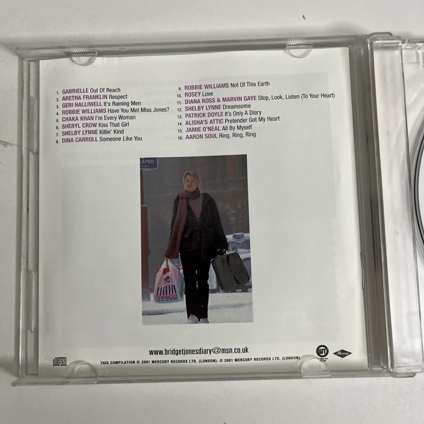 Bridget Jones's Diary (Music From The Motion Picture) (CD, 2001)