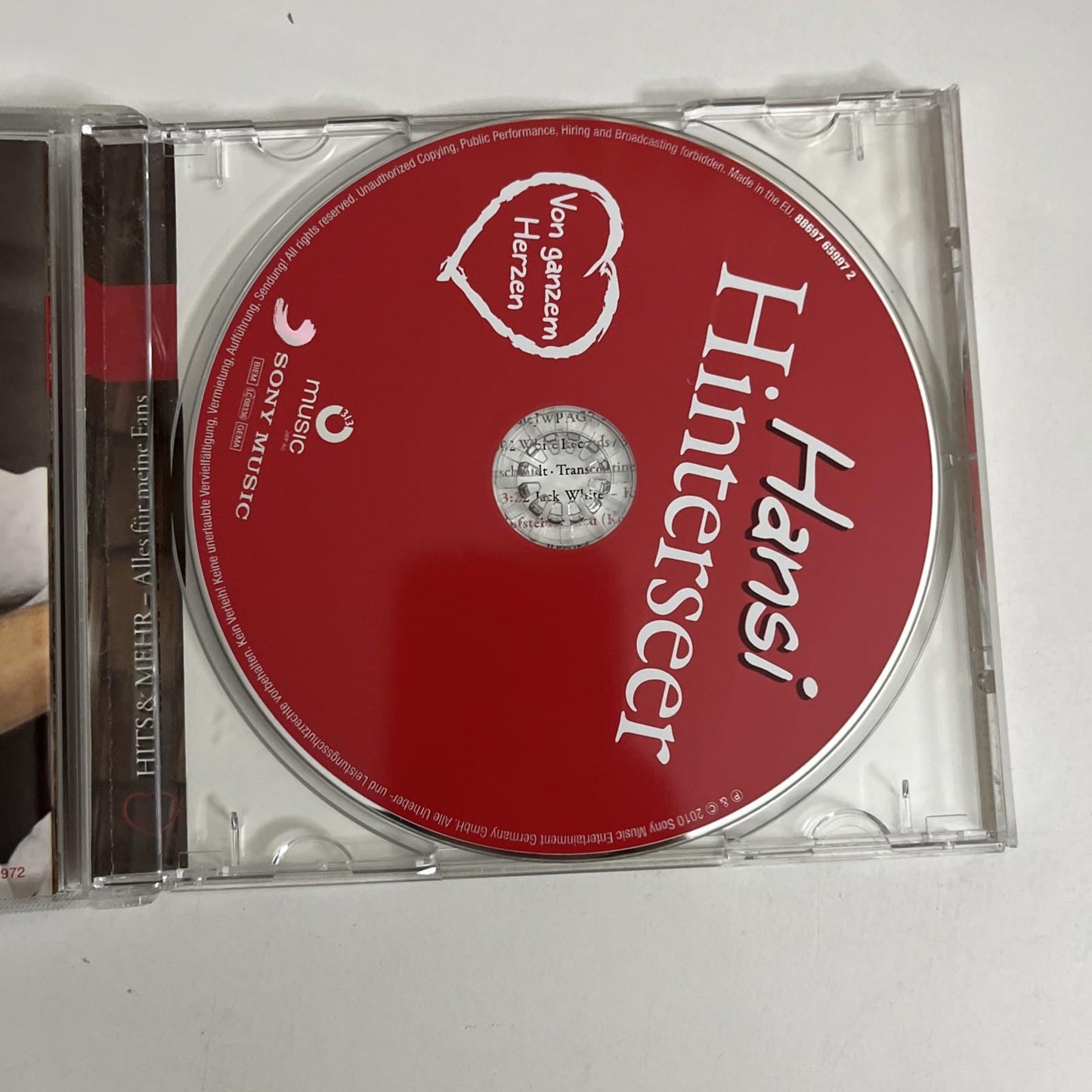 Hansi Hinterseer – Von Ganzem Herzen (CD, 2010) Europe 88697 659972