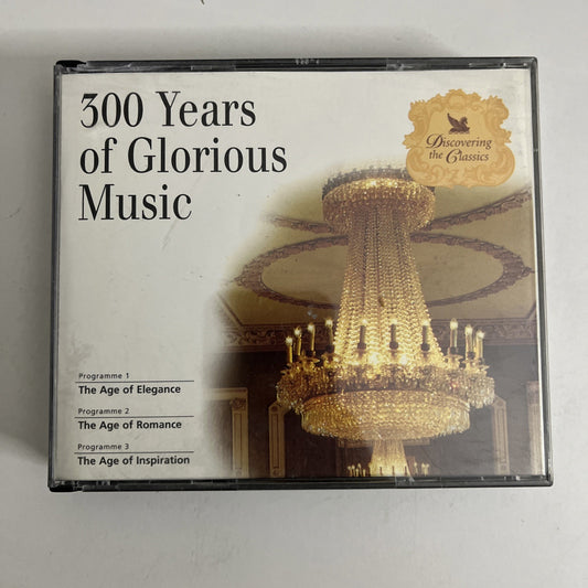 Various – 300 Years Of Glorious Music (CD, 1996) Australia 3-Discs