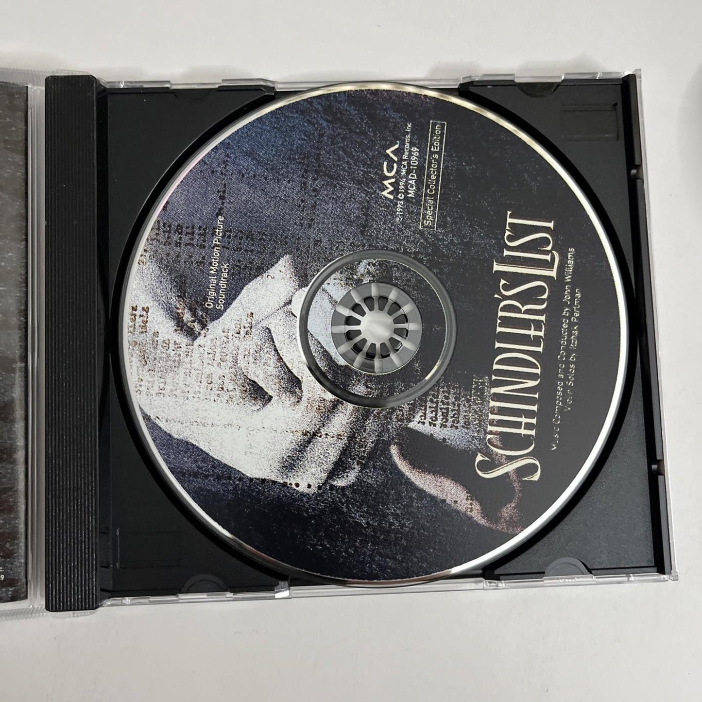 Schindler's List (Original Motion Picture Soundtrack) (CD, 1993) US MCAD-10969