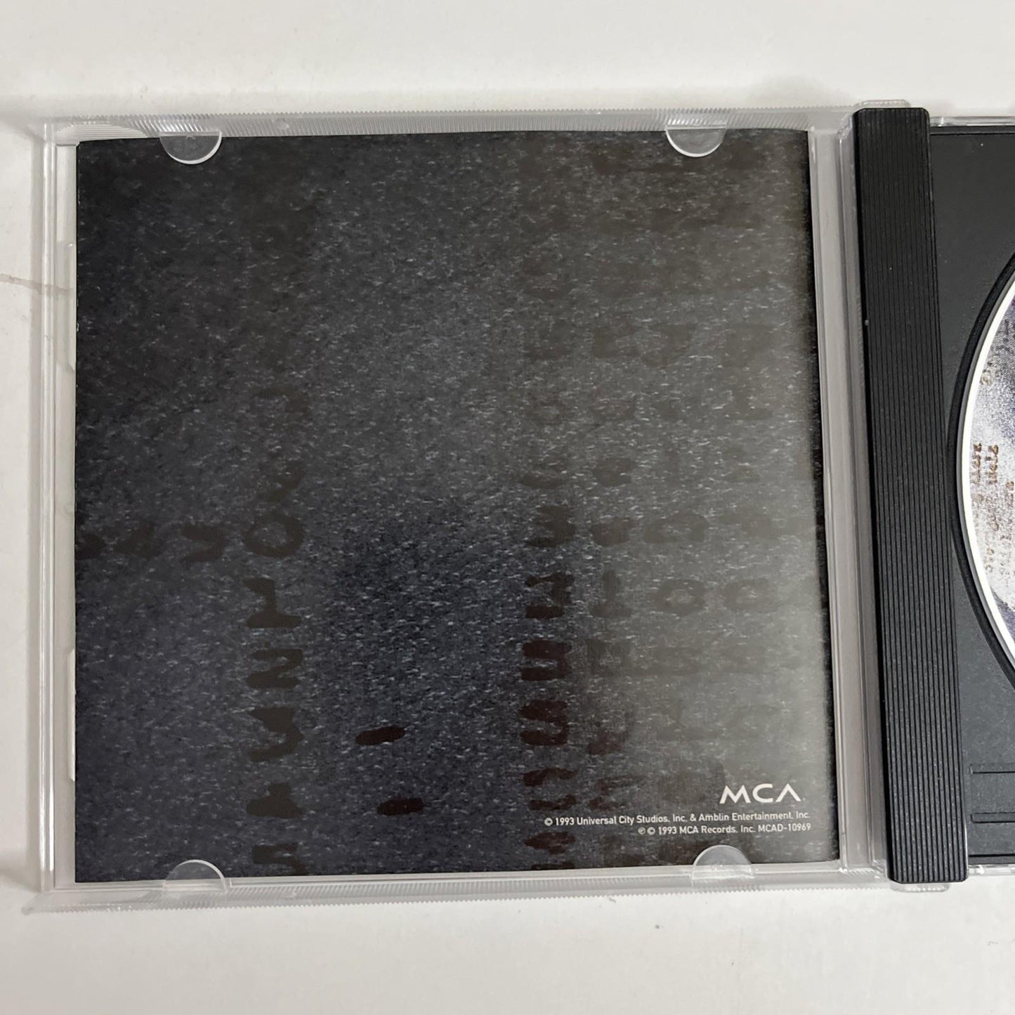 Schindler's List (Original Motion Picture Soundtrack) (CD, 1993) US MCAD-10969