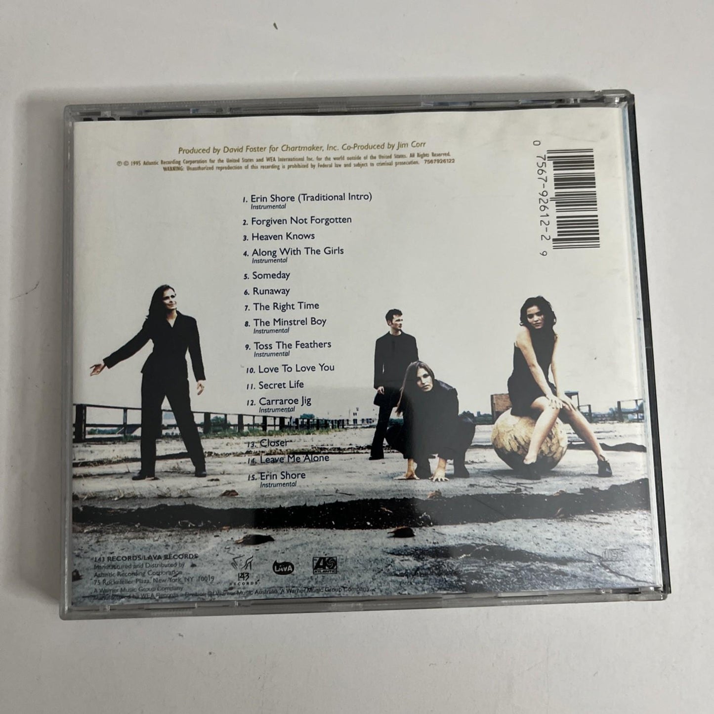 The Corrs – Forgiven, Not Forgotten (CD, 1995) Australia 7567926122